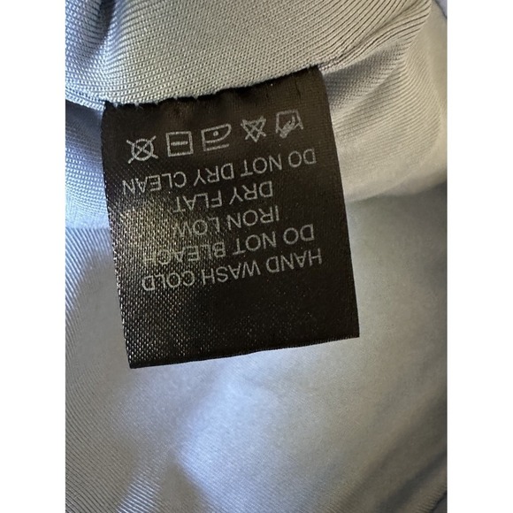 Blāshe Denim Corset Crop Top XL Blue Acid Wash Bustier Tank Festival Y2K Streetw - Picture 6 of 6